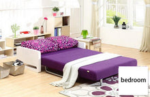 Load image into Gallery viewer, 2m Foldable / Home sofa bed /multi-function double sofa/High quality flannel