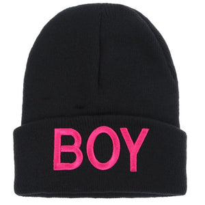 Children Kids Letter Boy Beanie Baby Caps