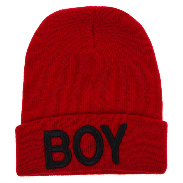 Children Kids Letter Boy Beanie Baby Caps