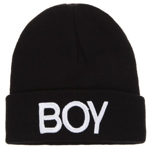 Children Kids Letter Boy Beanie Baby Caps