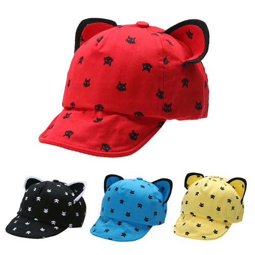 Baby Caps Cute Cat Ears Baseball Cap