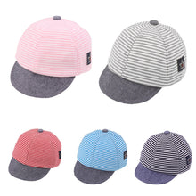 Load image into Gallery viewer, Cotton Stripe Fashion Summer Casual Caps
