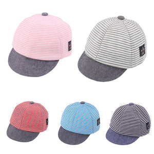 Cotton Stripe Fashion Summer Casual Caps