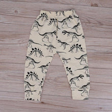 Load image into Gallery viewer, Pattern Kids Cotton Casual Pants Yellow