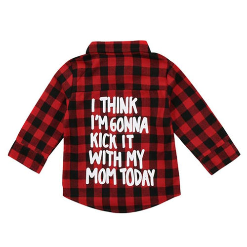 Casual Toddler Long Sleeve Cotton  Shirt