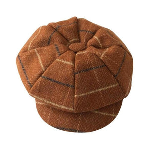 Beret Cap Stripe Print Boys Girls Hats