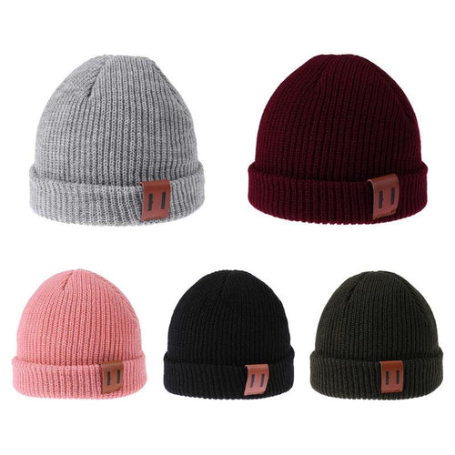 Knitted Hat Winter Cap Boys Girls