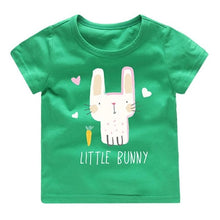 Load image into Gallery viewer, Girls Summer T-shirt Children Short