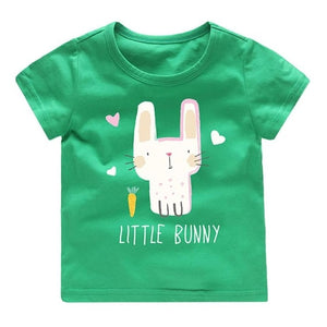 Girls Summer T-shirt Children Short