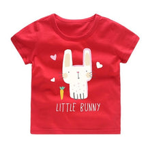 Load image into Gallery viewer, Girls Summer T-shirt Children Short