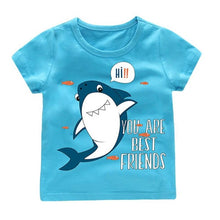 Load image into Gallery viewer, Baby Boys Cute Short  T-shirt Cotton