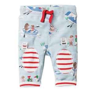 Kids Winter Pants for Boy Clothes Animal Pattern