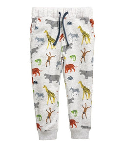 Kids Winter Pants for Boy Clothes Animal Pattern