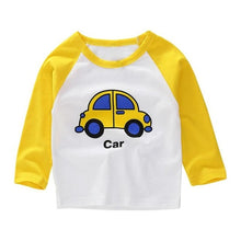 Load image into Gallery viewer, Cartoon Pattern Children T-shirt Long Sleeve