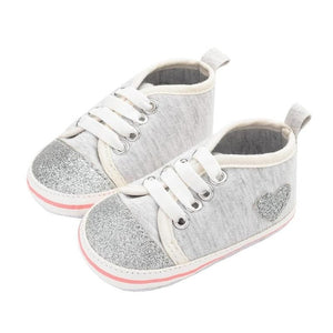Baby Boys Girls Heart Sequins Shoes