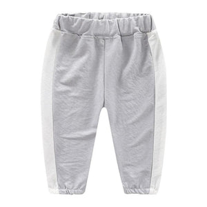 Casual Pants Elastic Waist Cotton  Pants