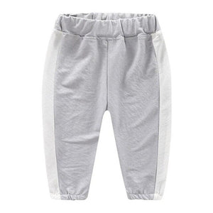 Casual Pants Elastic Waist Cotton  Pants