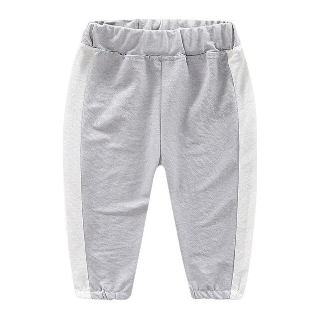 Casual Pants Elastic Waist Cotton  Pants