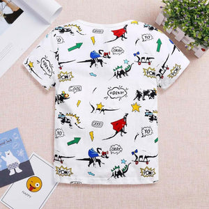 Boys Summer Short Sleeve T Shirts