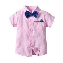 Load image into Gallery viewer, Short Sleeve Basic Boys Shirt Cartoon