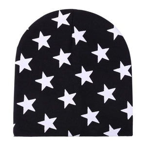 Spring Cute Stars Print Baby Hat