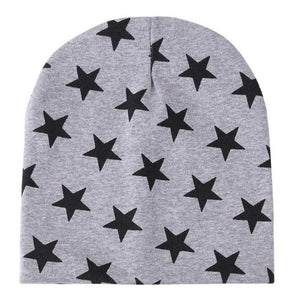 Spring Cute Stars Print Baby Hat