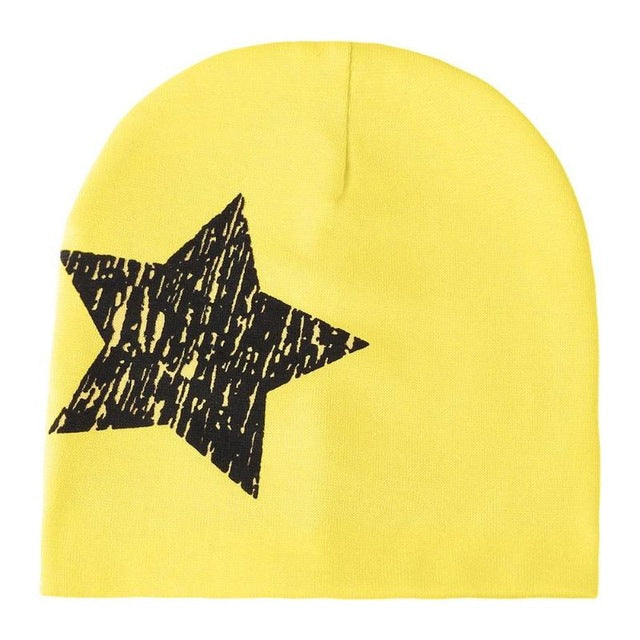 Spring Cute Stars Print Baby Hat