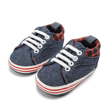 Load image into Gallery viewer, Baby Prewalker Canvas Shoes Soft Soles